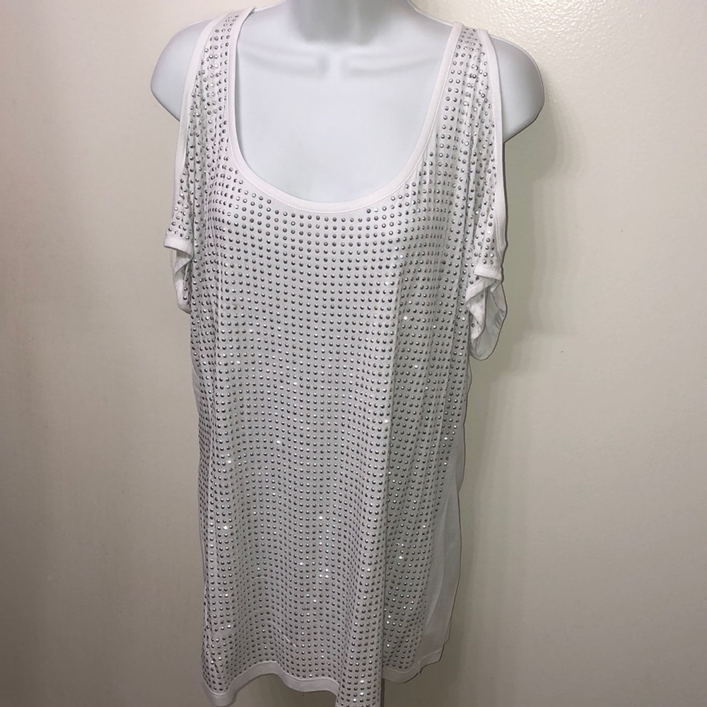 Inc Cold Shoulder Top